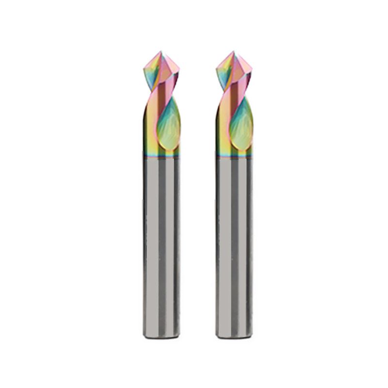 Tungsten steel point drill chamfering knife