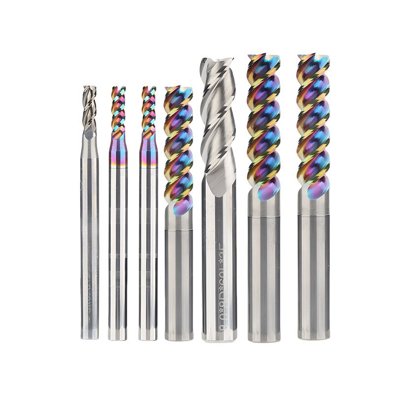 Colorful aluminum milling cutter